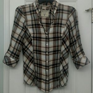 Guess flannel shirt